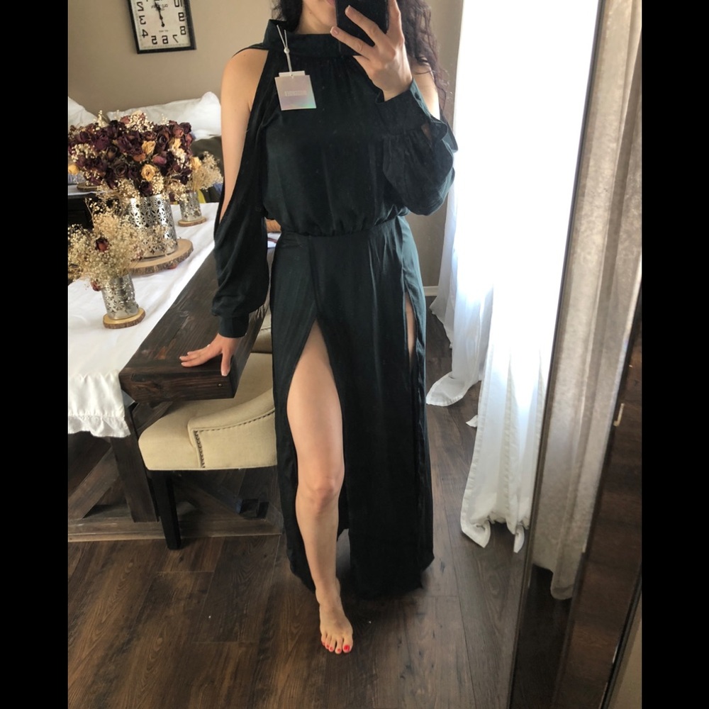 Misguided Emerald Green Party Dress